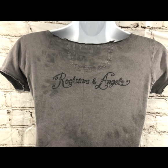 ❤️‍🔥Rockstars & Angels❤️‍🔥Graphic SS T-Shirt❤️‍🔥Measurements in Pics❤️‍🔥 - Picture 10 of 11